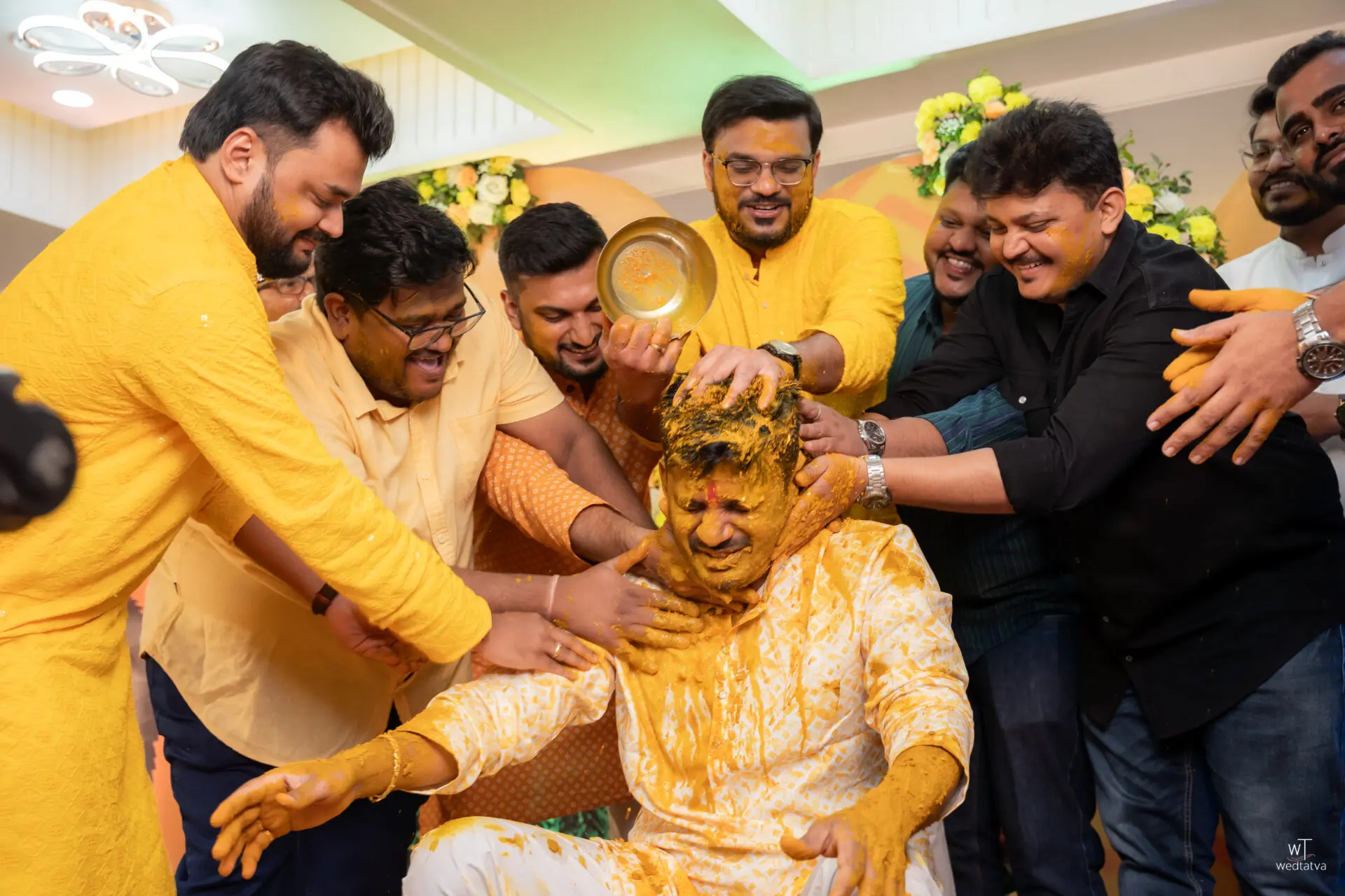 maharashtrian wedding halad photography by wedtatva films in thane