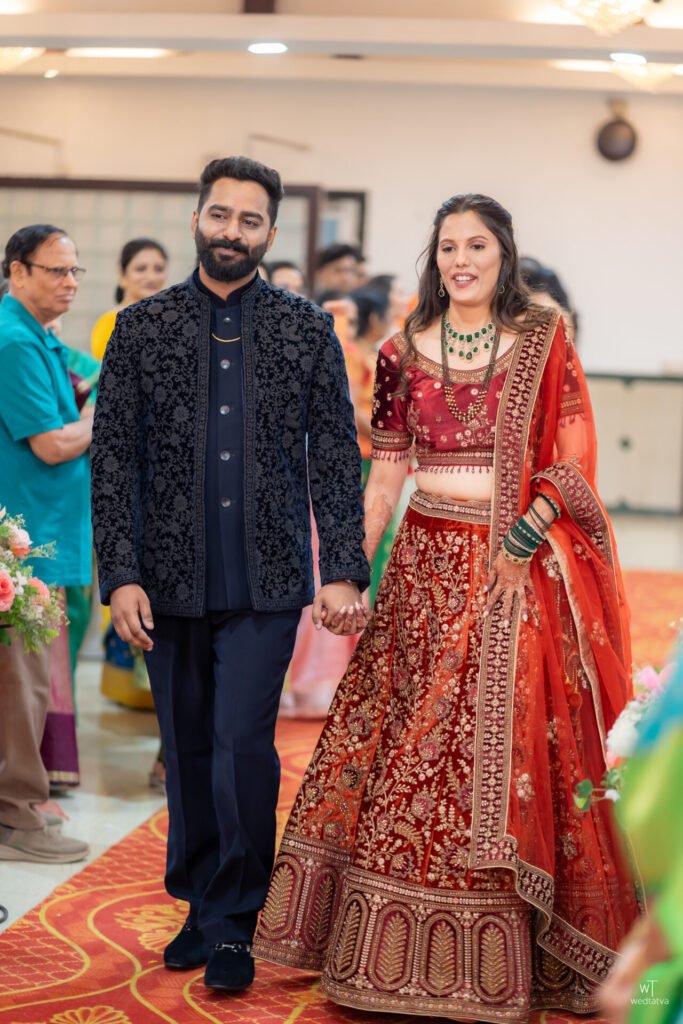 Yash Tanaya walking together after ring ceremony