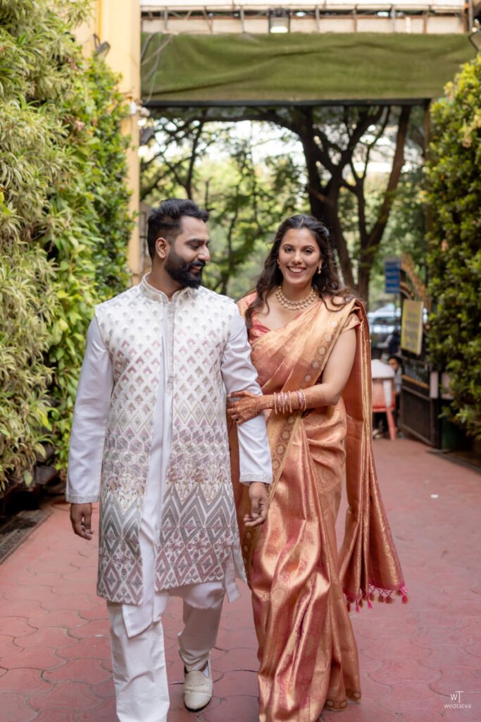 Yash Tanaya walking together for ring ceremony