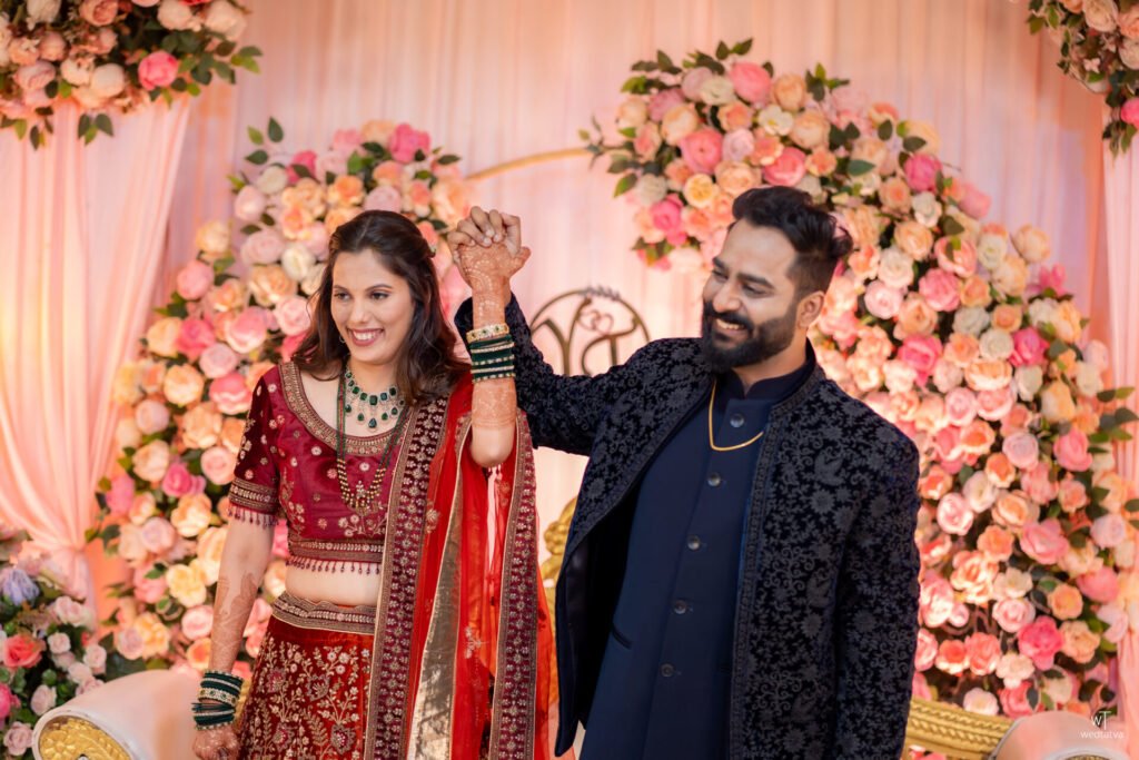 Yash and Tanaya after engagement ring exchange at thane - wedtatva films