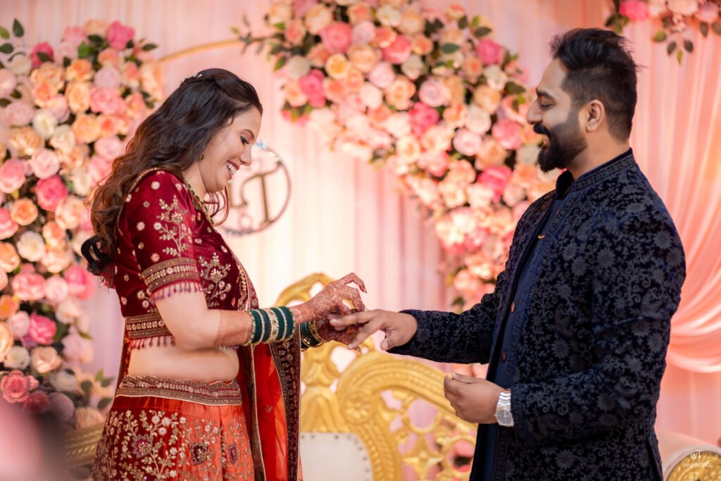 Yash and Tanaya engagement ring exchange at Shehnai Hall Thane (2)